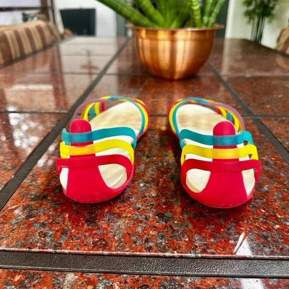 Women’s crocs Women's Huarache Flat Rubber Sandals size 10 - Picture 8 of 11